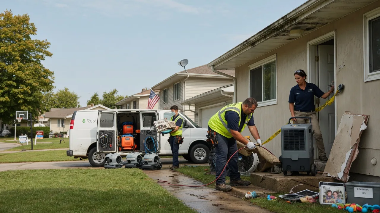 Water Damage Restoration in Hilltown, PA near me